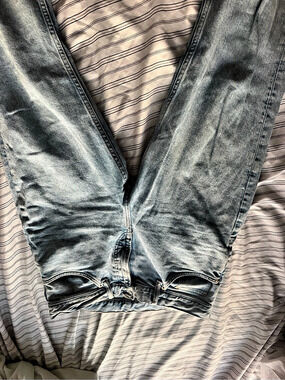 H&M Skinny Fit Skinny Jeans in Blue Waist 34